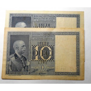 10 Lire 1939 / XVIII...