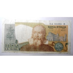 2000 Lire Galileo 1973...