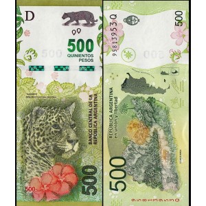 ARGENTINA 500 Pesos 2016...