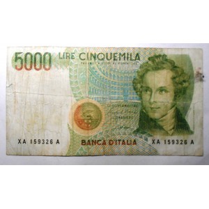 5000 Lire Bellini Serie...