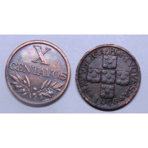 PORTUGAL 10 Centavos 1966