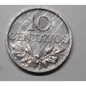 PORTUGAL 10 Centavos 1973