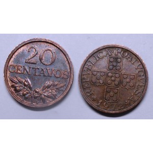 PORTUGAL 20 Centavos 1972