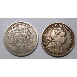 PORTUGAL 50 Centavos 1940