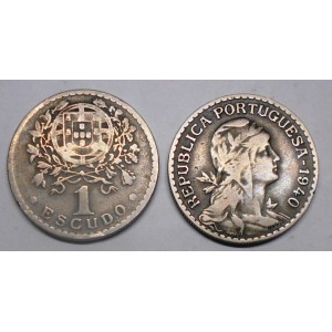 PORTUGAL 1 Escudo 1940