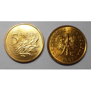 POLAND 5 Groszy 1991