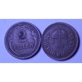 HUNGARY 2 Filler 1926
