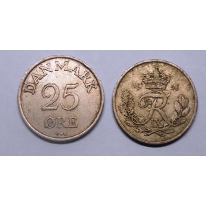 DENMARK 25 Ore 1956