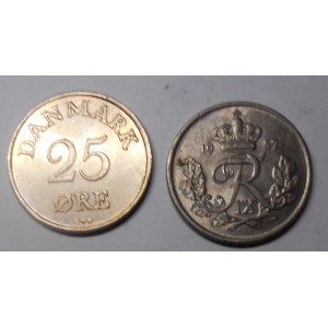 DENMARK 25 Ore 1957