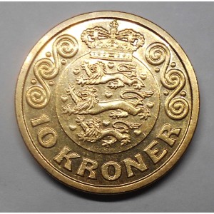 copy of DENMARK 10 Kroner 2015
