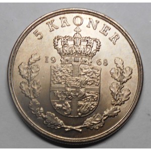 copy of DENMARK 5 Kroner 1968