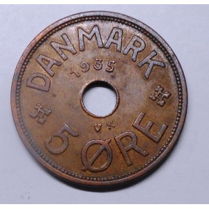 DENMARK 5 Ore 1935