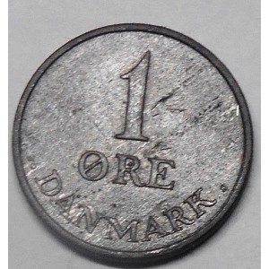 DENMARK 1 Ore 1950