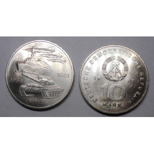 DDR 10 Mark 1981 25th Ann....