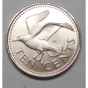 BARBADOS 10 Cents 1973