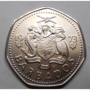 BARBADOS 1 Dollar 1973