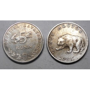 CROATIA 5 Kuna 2002
