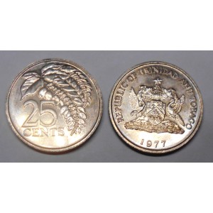 TRINIDAD & TOBAGO 25 Cents...