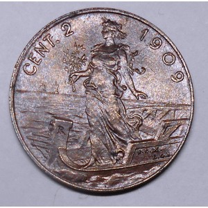 2 Centesimi 1909