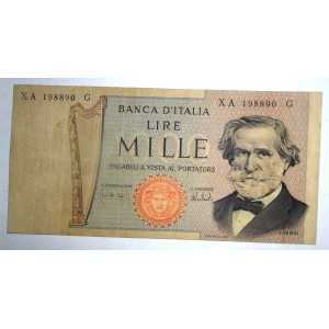 1000 Lire Verdi 1975 serie...