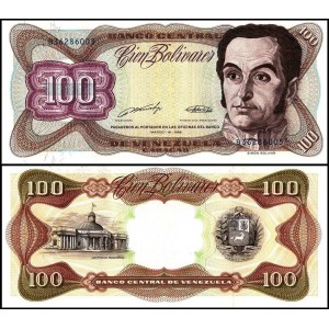 VENEZUELA 100 Bolivares 1989