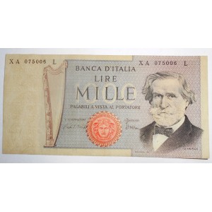 1000 Lire Verdi 1980 serie...