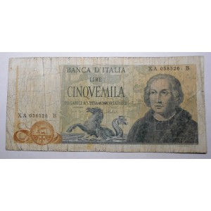 5000 Lire 1973 COLOMBO 3...
