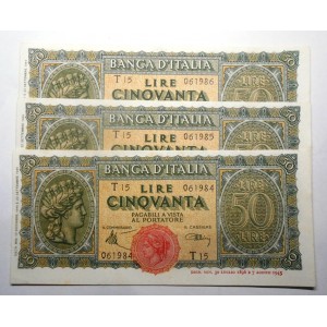 50 Lire 1944 Luogotenenza FDS