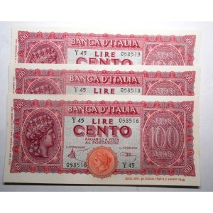 ITALIA 100 Lire 1944...