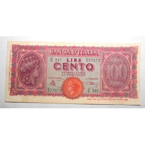 100 Lire 1944 Luogotenenza