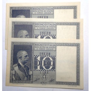 10 Lire 1944 / XXII...