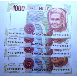1000 Lire Montessori Serie...