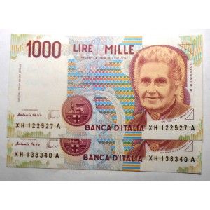 1000 Lire Montessori Serie...