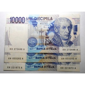 10.000 Lire Volta Serie...