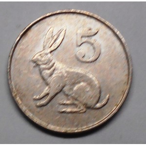 ZIMBABWE 5 Cents 1983