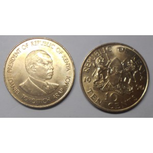 KENYA 10 Cents 1990