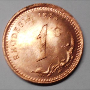 RHODESIA 1 Cent 1976