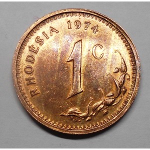 RHODESIA 1 Cent 1974
