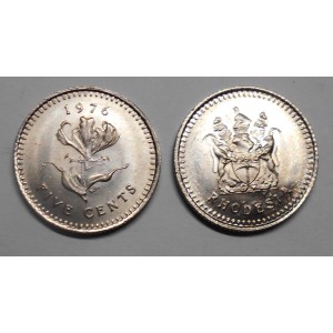 RHODESIA 5 Cents 1976