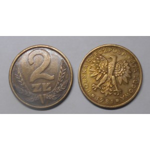 POLAND 2 Zlote 1981