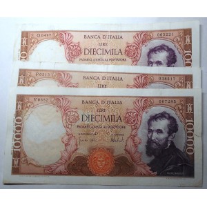 10.000 Lire Michelangelo...