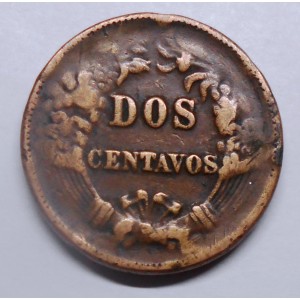 PERU 2 Centavos 1878