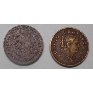 MEXICO 5 Centavos 1958