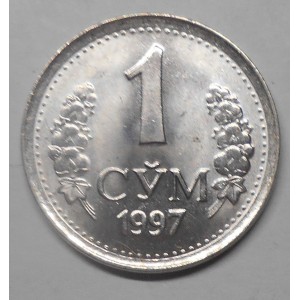 UZBEKISTAN 1 Som 1997