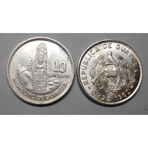 GUATEMALA 10 Centavos 1960 AG