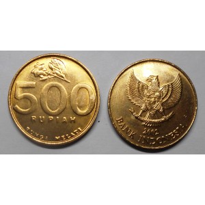 INDONESIA 500 Rupiah 2002