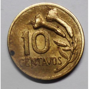 PERU 10 Centavos 1971