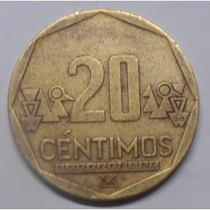 PERU 20 Centimos 2015
