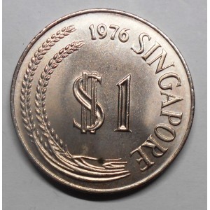 SINGAPORE 1 Dollar 1976