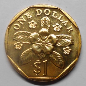 SINGAPORE 1 Dollar 2010